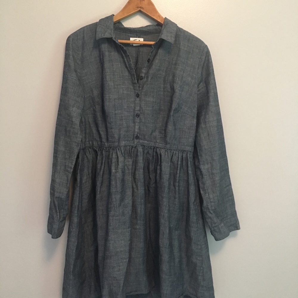 Old Navy Denim Button Front Dress